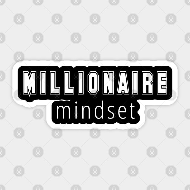 Millionaire Mindset - Millions Billions Wealth Mindsets Sticker by tnts